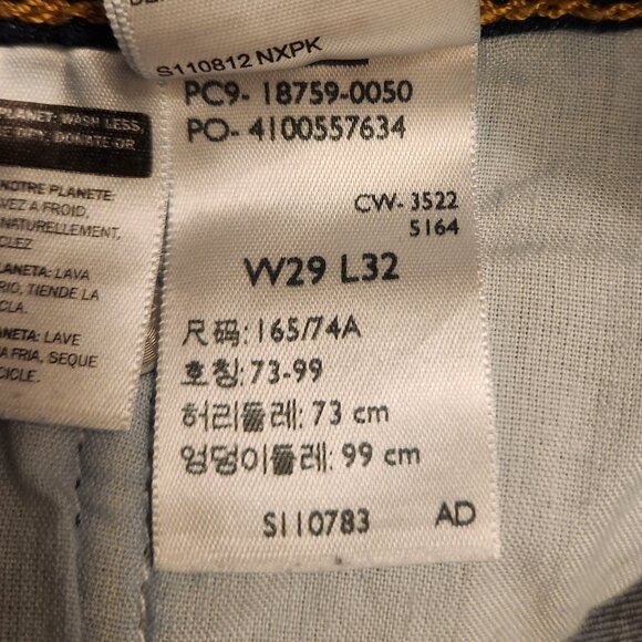 Levi’s 725 High Rise Bootcut Jeans Dark Wash W29 L32 NWOT - Picture 10 of 11